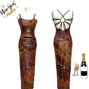 Janine Designer Maxi Dress